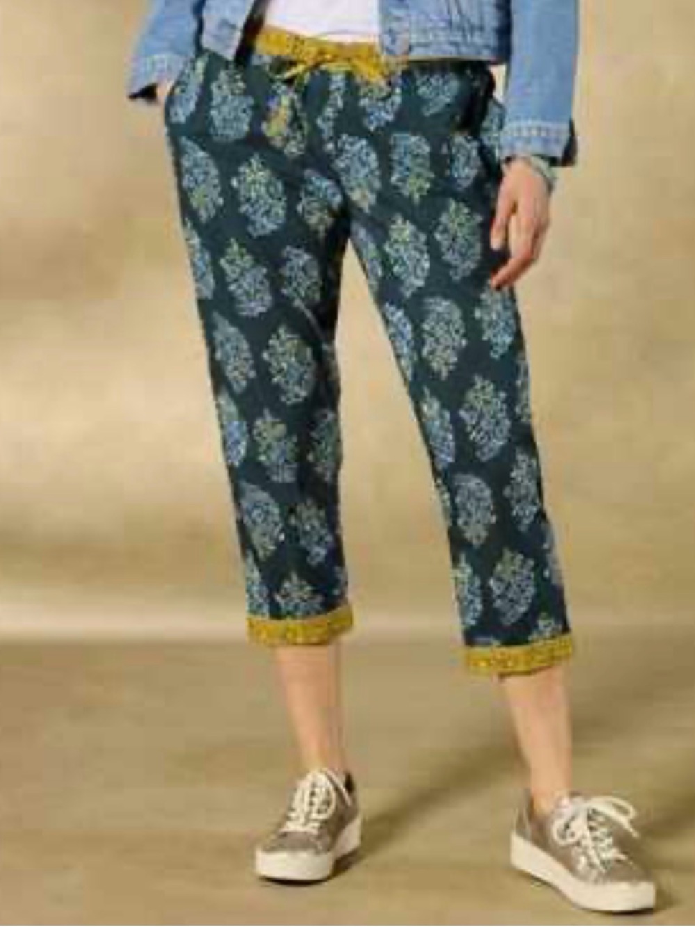 Sundance NWOT Leia Blue Floral Pants